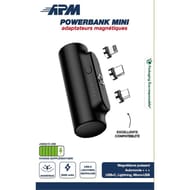 Apm powerbank 3000mah, embouts magnétique, micro-usb, lightning 572005