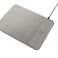 Apm tapis de souris gris avec charge à induction 15w
