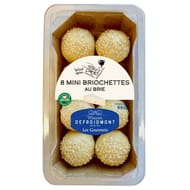 8 mini briochettes brie 96g Defroimont