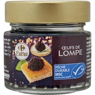 Carrefour extra oeufs de lompe noir 80g