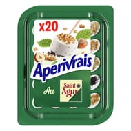 Apérivrais créations Saint Agur noisettes noix et pavot 33%mg 100g