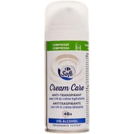 Carrefour soft déodorant 1/4 crème hydratante 48h 100ml