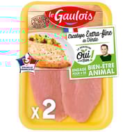 Le Gaulois escalope de dinde fine x2 240g
