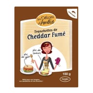 Les Délices d'Amélie tranchettes cheddar fumé 150g