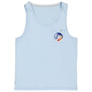 Débardeur poche broderie éponge SKY BLUE XXL