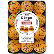 12 Burgers apéritif barbecue 210g
