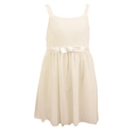 Robe bretelles ECRU 6 ANS