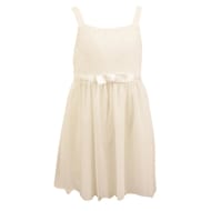 Robe bretelles ECRU 10 ANS