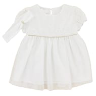 Robe manches courtes ECRU 36 MOIS