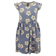 Robe manches courtes BLEU OCEAN 4 ANS