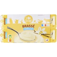 Carrefour classic yaourt brassé vanille 8x125g