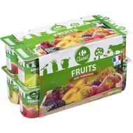Carrefour classic yaourt aux fruits avec morceaux 16x125g