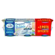 Le petit basque douceur brebis nature 4x100g + 2 pots offerts