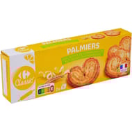 Carrefour classic' biscuits palmiers citron 100g