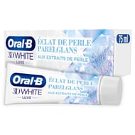 Oral B dentifrice 3D white luxe éclat de perle 75ml