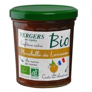 Verger des Alpilles confiture extra mirabelle lorraine bio 370g