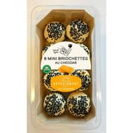 8 mini briochettes cheddar 96g defroidmont