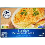 Carrefour extra brandade parmentier de morue 600g