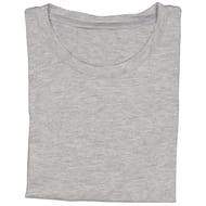 Tee shirt col rond manches courtes GRIS CHINE XL