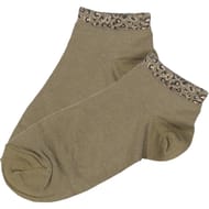Paire de socquettes invisibles unies femme KAKI 464 T37\41