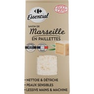 Carrefour essential savon de Marseille en paillettes 750g
