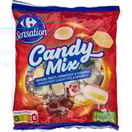 Carrefour sensation bonbons assortiment 5 variétés 350g