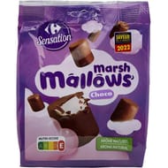 Carrefour sensation bonbons marshmallows choco - 160g