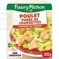Fleury Michon poulet, purée de courgettes & concassé de tomates 300g