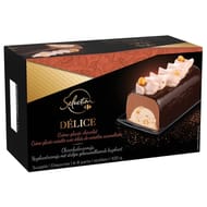 Carrefour sélection bûche chocolat noisette 420g