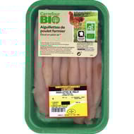 Carrefour bio aiguillettes de poulet fermier