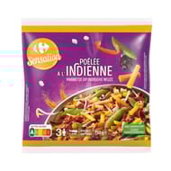 Carrefour sensation poêlée à l'indienne 750g