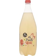 Carrefour sensation eau gazeuse saveur pamplemousse citron 1l
