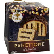 Carrefour extra panettone chocolat 800g
