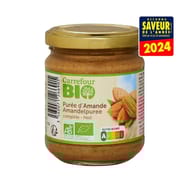 Carrefour bio purée d'amande complète 170g