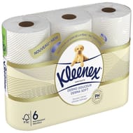 Papier toilette kleenex dermo douceur x6