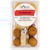 Plateau 4 saveurs d'orient avec sauces 260g