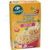Carrefour sensation mélange semoule et soja 400g