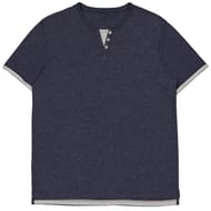 Tee-shirt manches courtes homme BLEU DENIM CLAIR CHINE L