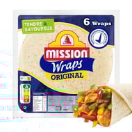 Mission wraps au blé nature 370g