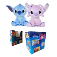 Peluches stitch & angel 33cm
