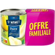 Saint Mamet Poire williams 4/4 lot de 2 offre familiale