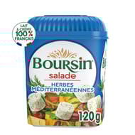 Boursin salade herbes méditerranéennes 120g