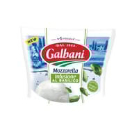 Galbani mozzarella infusée basilic 125g
