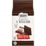 Nestle l'atelier carrés dégustation noir 70% - 176g