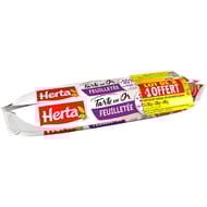 Herta tarte en or pâte feuilletée -30% matière grasse lot de 2+1 offerte - 690g