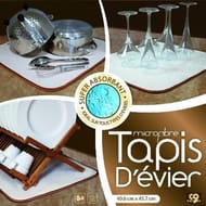 Tapis d'évier microfibre