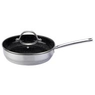 Sauteuse inox 24 cm et son couvercle verre