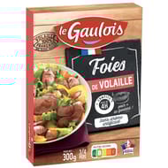 Le Gaulois foies de volaille 300g
