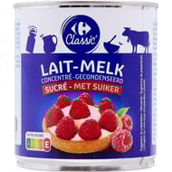 Carrefour classic' lait concentré sucré 397g