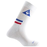 4 paires de mi chaussettes tennis homme LE COQ SPORTIF 7070 BLANC T39/42